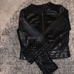 real leather jacket Trouve